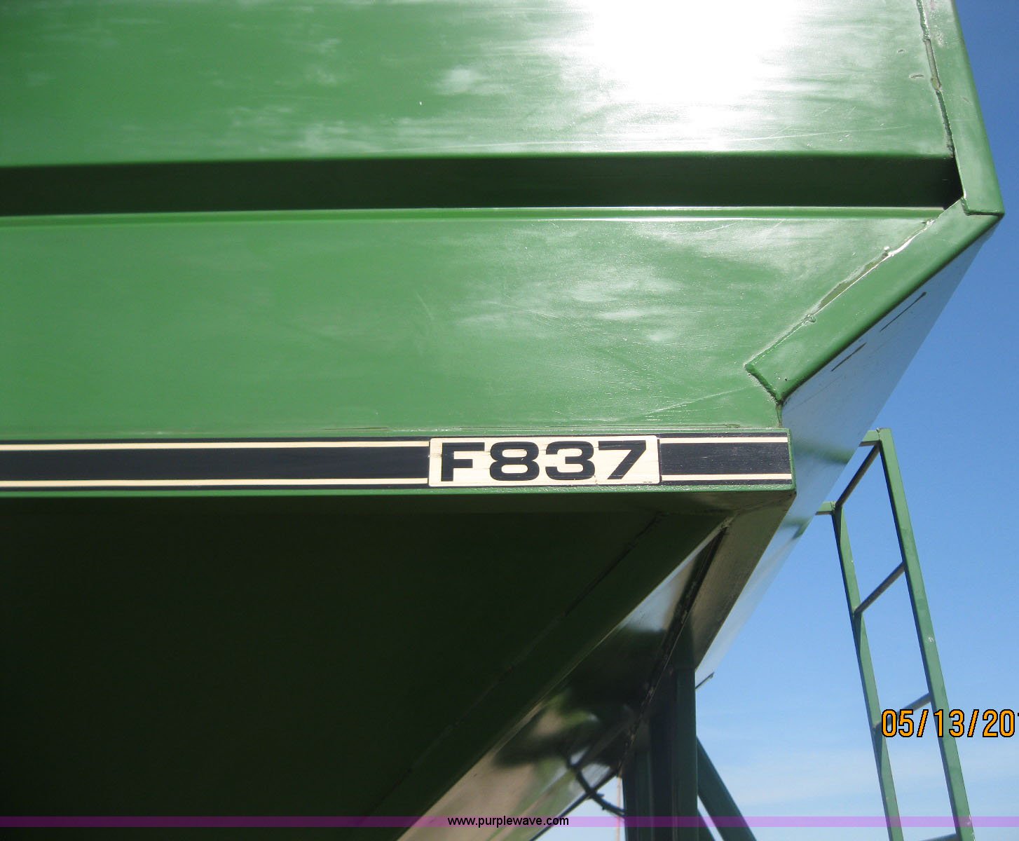 1996 A&L F837 grain cart in Oxford, KS | Item C1110 sold | Purple Wave