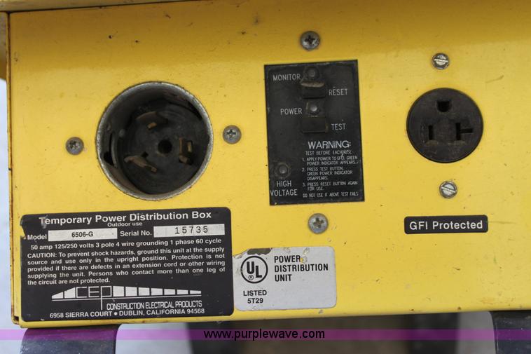 image for item AA9037 2001 CEF distribution box