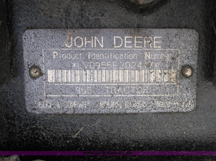 image for item AB9374 John Deere 955 lawn tractor