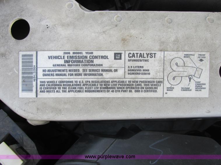 image for item AB9380 2006 Chevrolet Impala Police