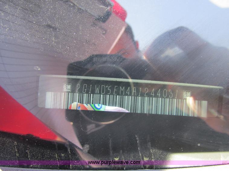 image for item AB9389 2010 Chevrolet Impala Police