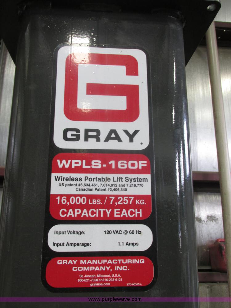 image for item AB9396 (4) Gray WPLS-160F portable lift system