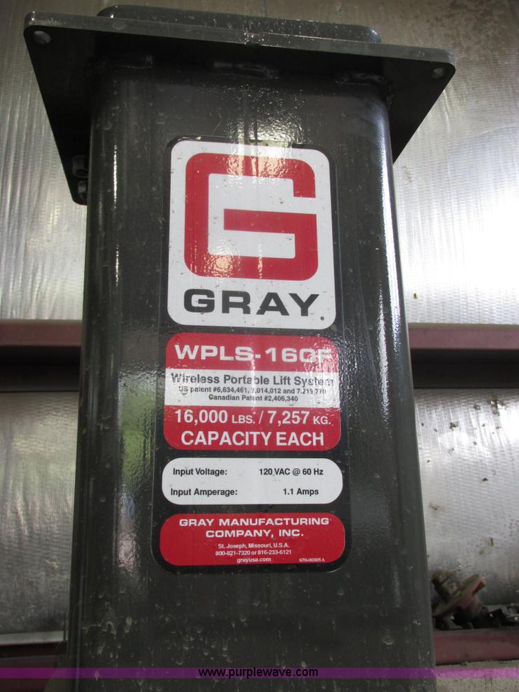 image for item AB9396 (4) Gray WPLS-160F portable lift system