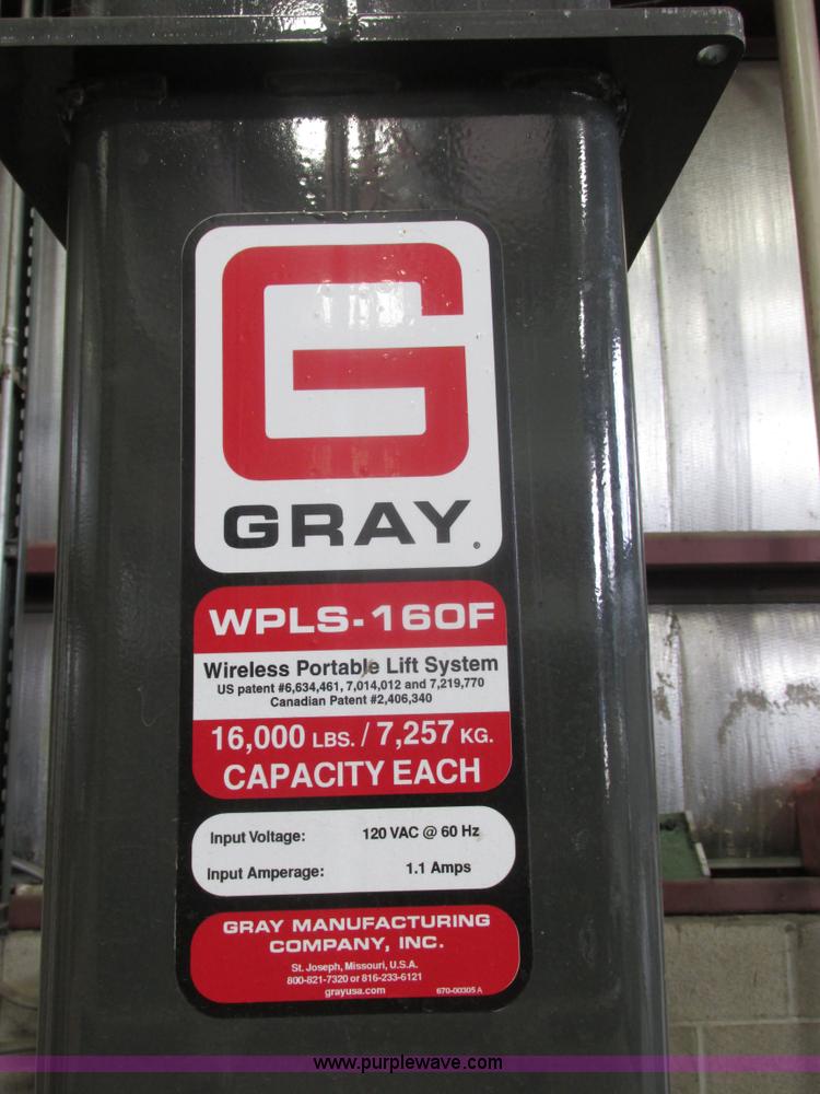 image for item AB9396 (4) Gray WPLS-160F portable lift system