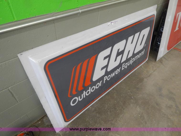 image for item AE9969 Echo equipment sign
