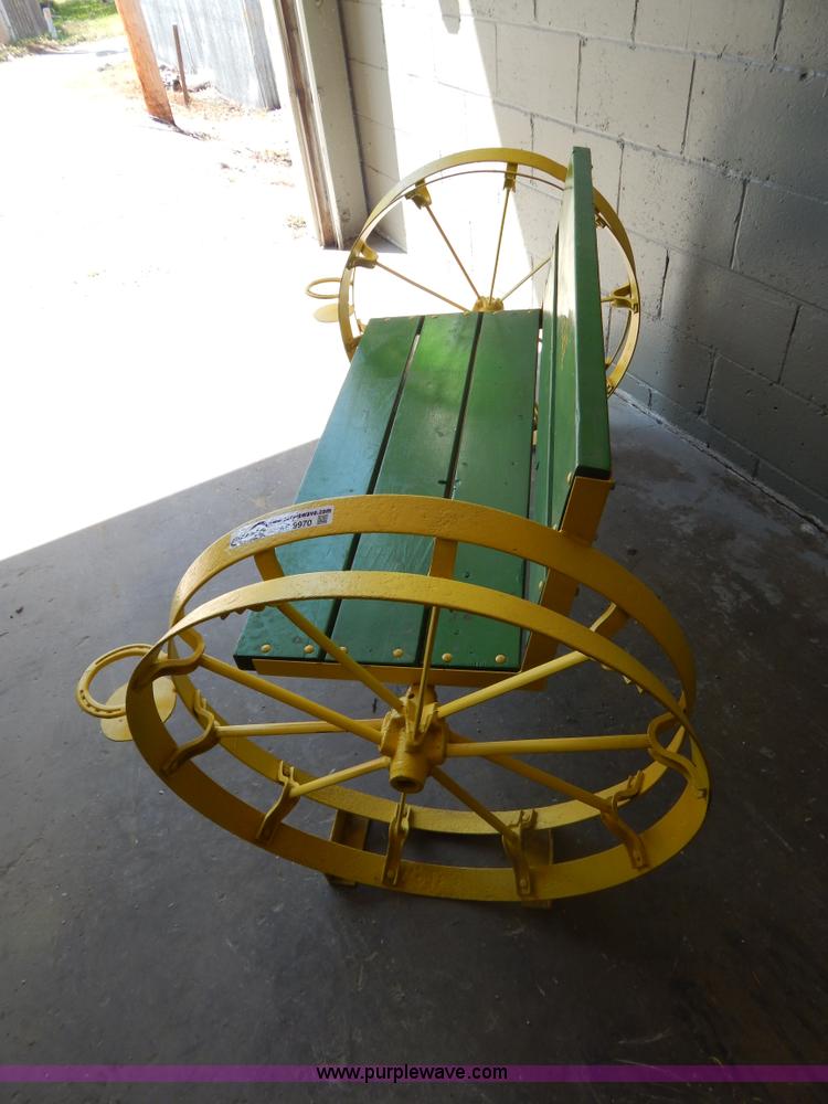 image for item AE9970 Shop built John Deere bench