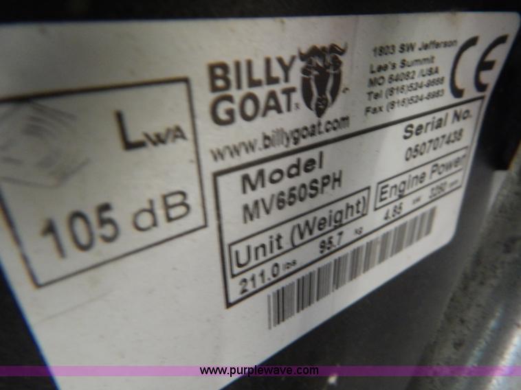 image for item AE9972 Billy Goat multi vac
