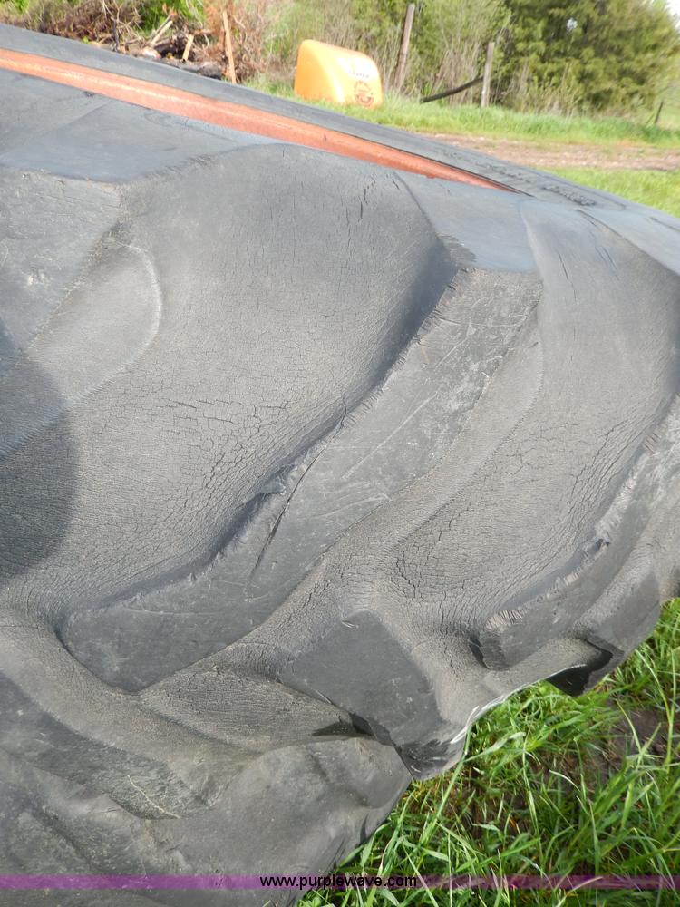 image for item D8154 (2) Goodyear 18.4-34 tires and wheels