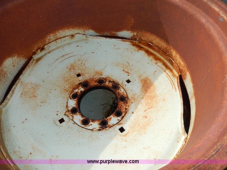 image for item D8154 (2) Goodyear 18.4-34 tires and wheels