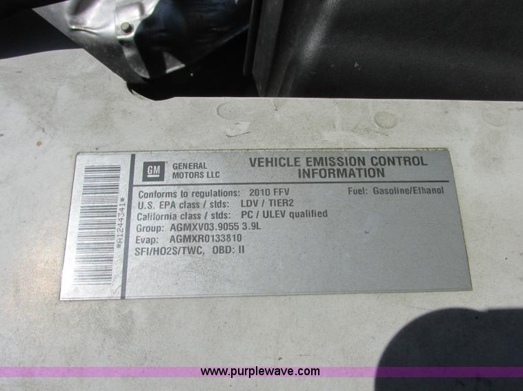 image for item E7239 2010 Chevrolet Impala Police