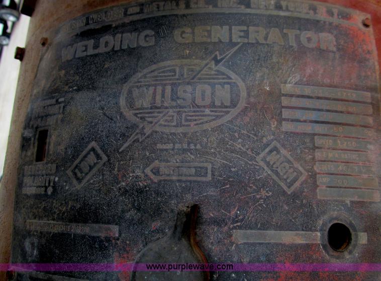 image for item E7553 Wilson welder generator