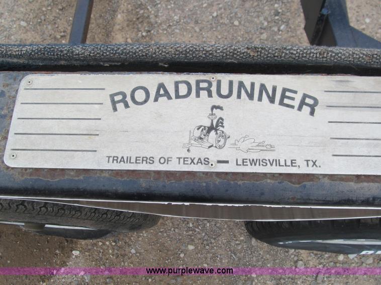 image for item E7562 Road Runner 18' bass boat trailer