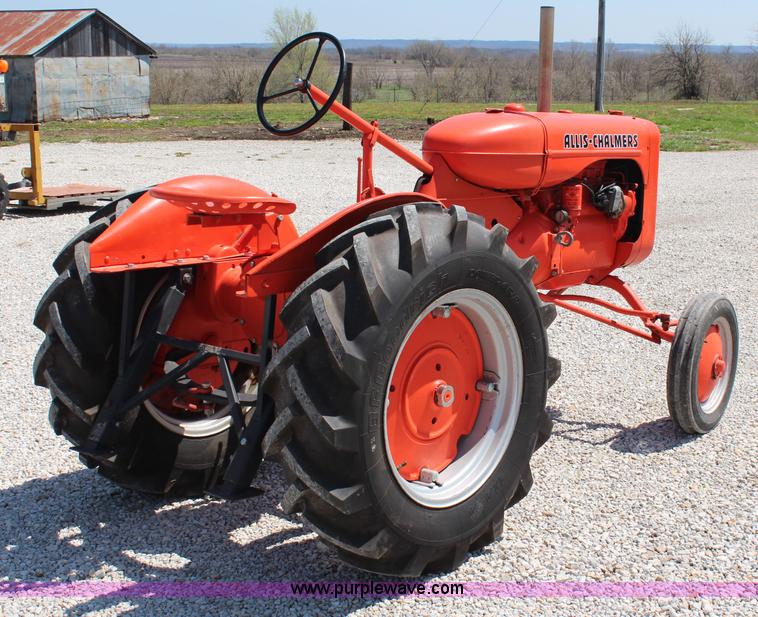 image for item G5500 1938 Allis Chalmers B tractor