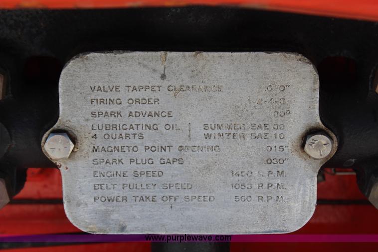 image for item G5500 1938 Allis Chalmers B tractor