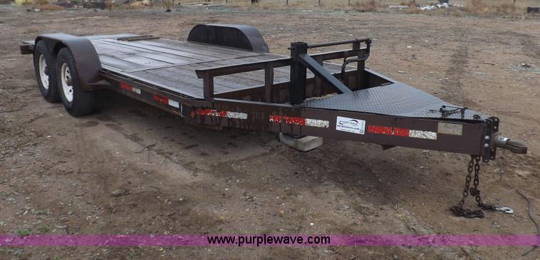 image for item H7215 2002 Neal tandem axle tilt deck trailer
