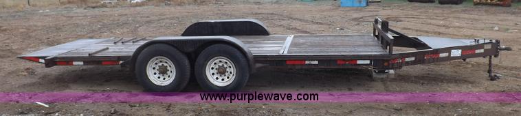 image for item H7215 2002 Neal tandem axle tilt deck trailer