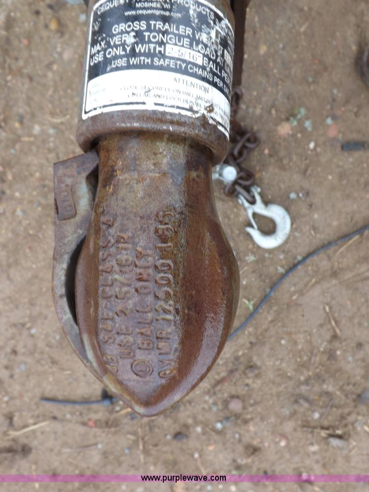 image for item H7215 2002 Neal tandem axle tilt deck trailer