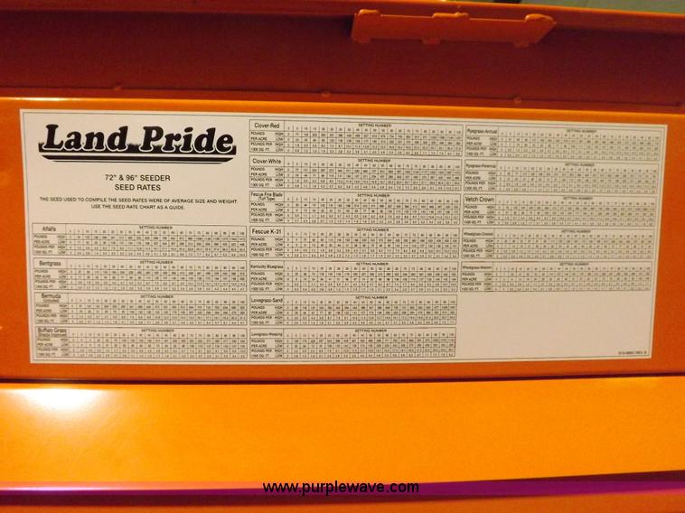 image for item H7233 Land Pride Solid Stand PS1572 seeder