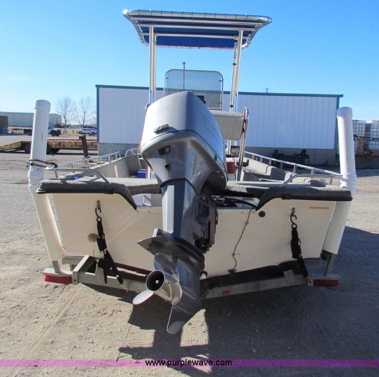 image for item V9432 1997 Cajun 22' fishing boat