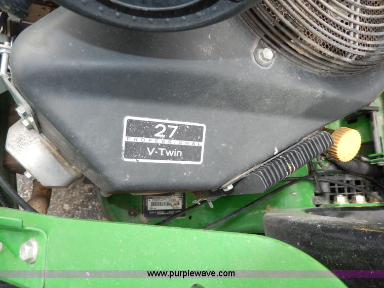 image for item W9830 2010 John Deere Z925A ZTR lawn mower