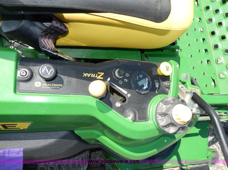 image for item W9830 2010 John Deere Z925A ZTR lawn mower