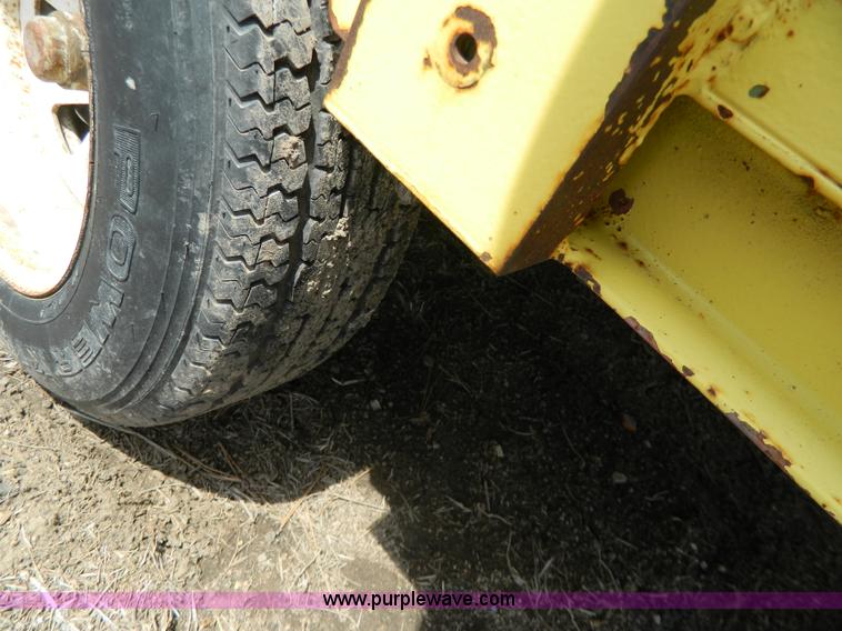 image for item Y9289 1955 shop built tilt deck trailer