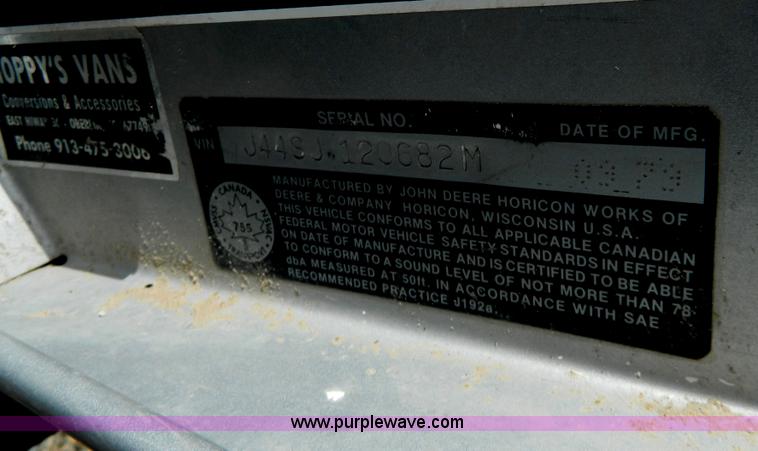 image for item Y9291 1979 John Deere Sport Fire snowmobile