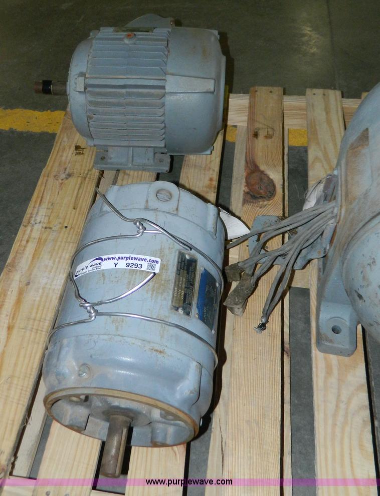 image for item Y9293 (2) Elect motors