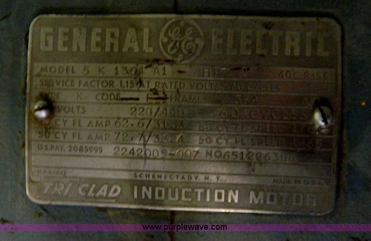 image for item Y9294 220/440V three phase electric motor