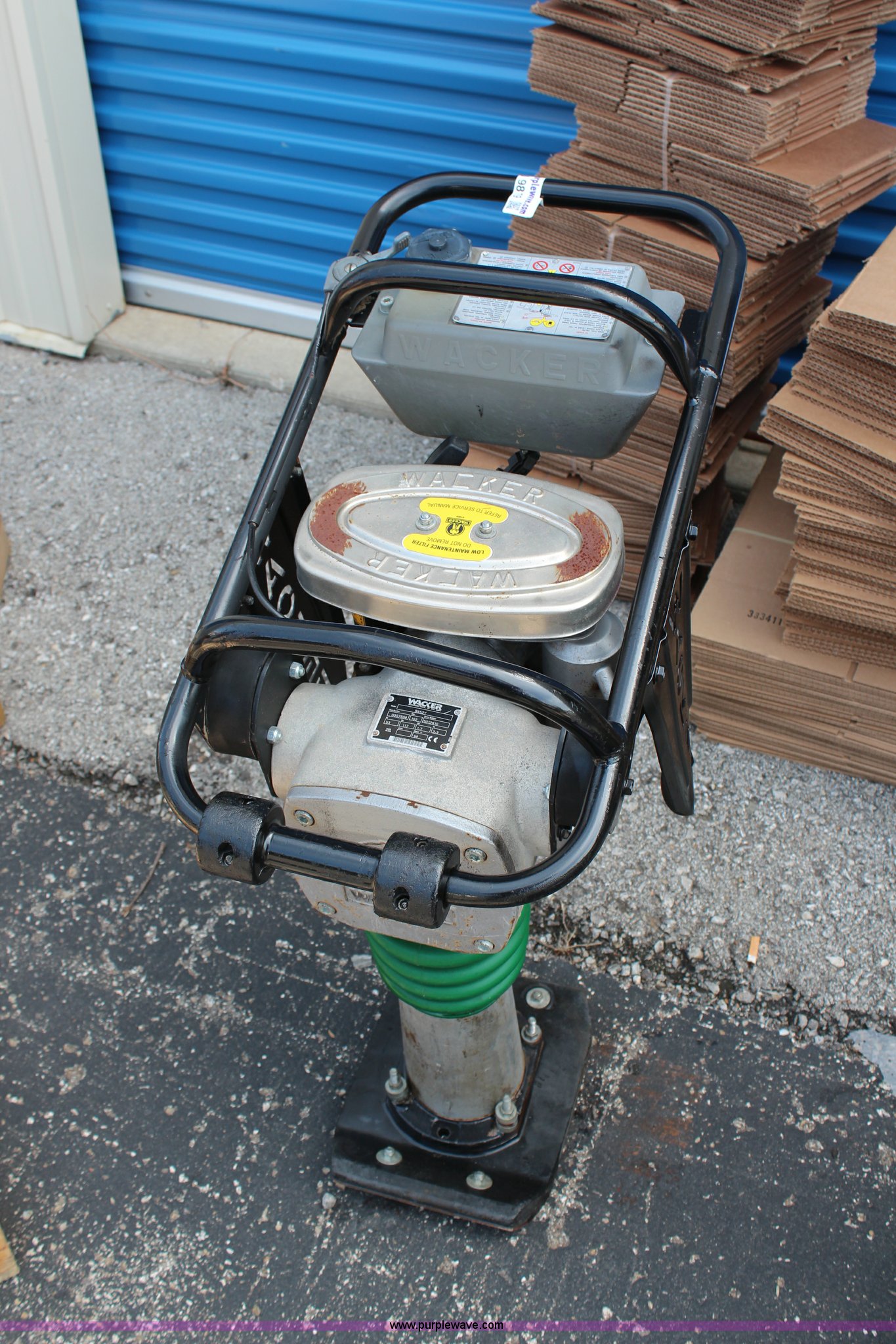 Wacker BS52Y packer in Kansas City, KS Item AJ9819 sold Purple Wave