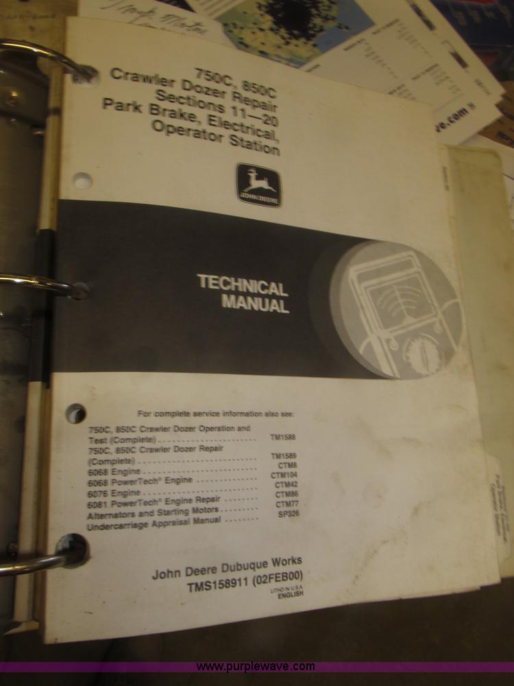 image for item B5479 1995 John Deere 850C dozer