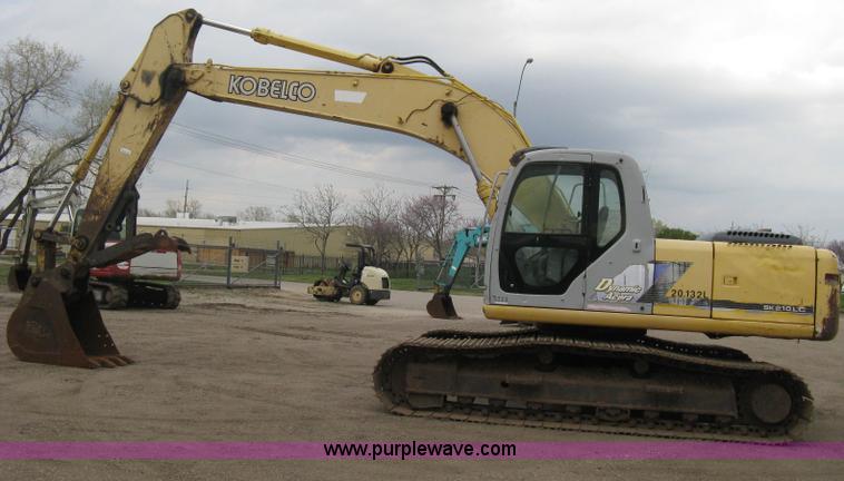 image for item E3422 2002 Kobelco SK210LC Dynamic Acera excavator