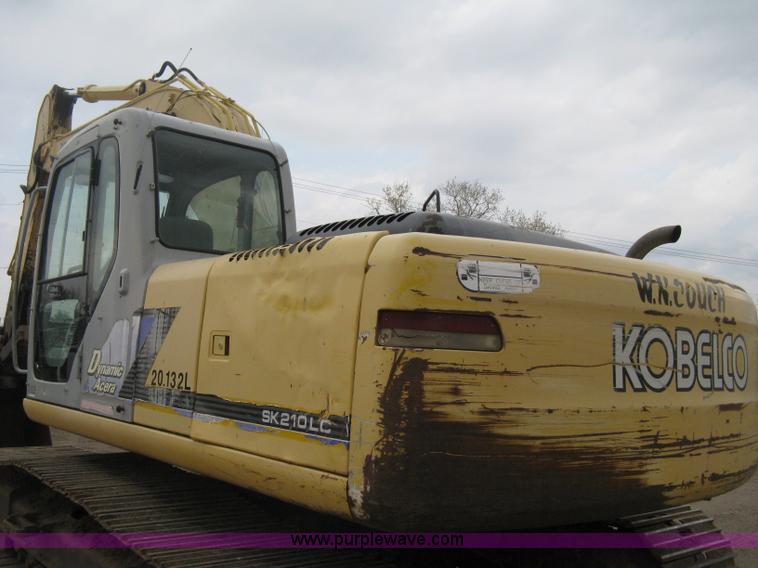 image for item E3422 2002 Kobelco SK210LC Dynamic Acera excavator