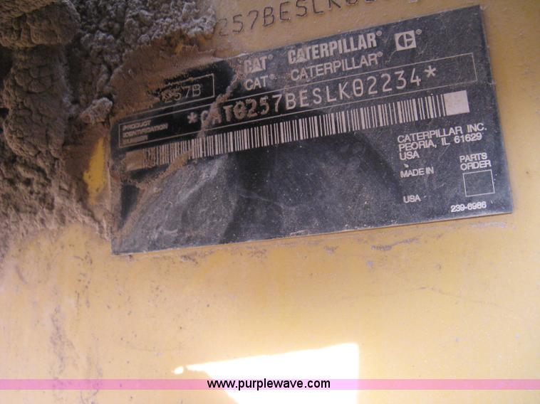 image for item E3424 2005 Caterpillar 257B Turbo skid steer
