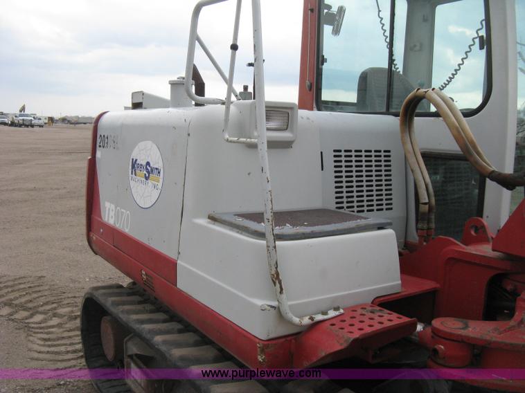 image for item E3430 2002 Takeuchi TB070 compact excavator