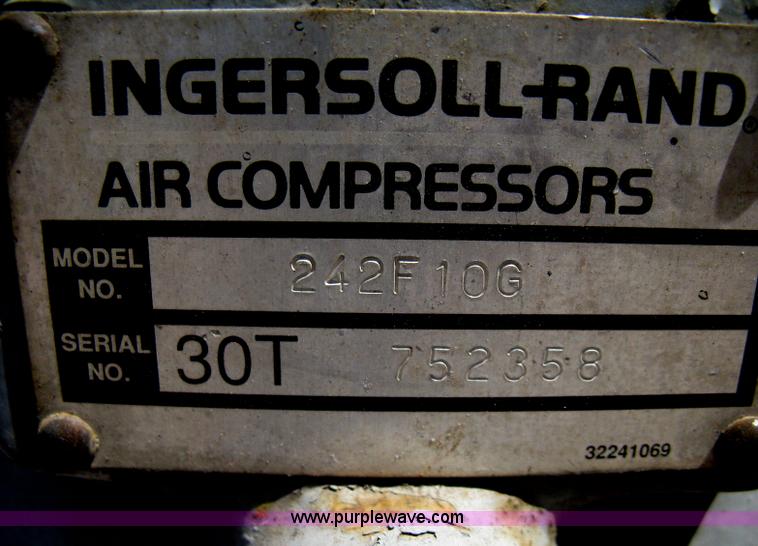 image for item E3437 Ingersoll Rand T30 air compressor