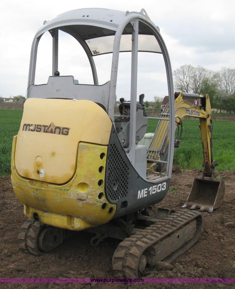 image for item E3444 Mustang ME1503 compact excavator