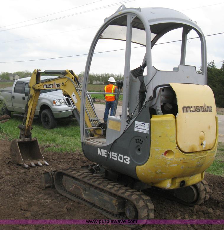 image for item E3444 Mustang ME1503 compact excavator