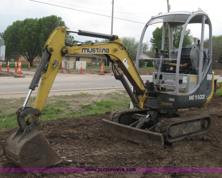 image for item E3444 Mustang ME1503 compact excavator