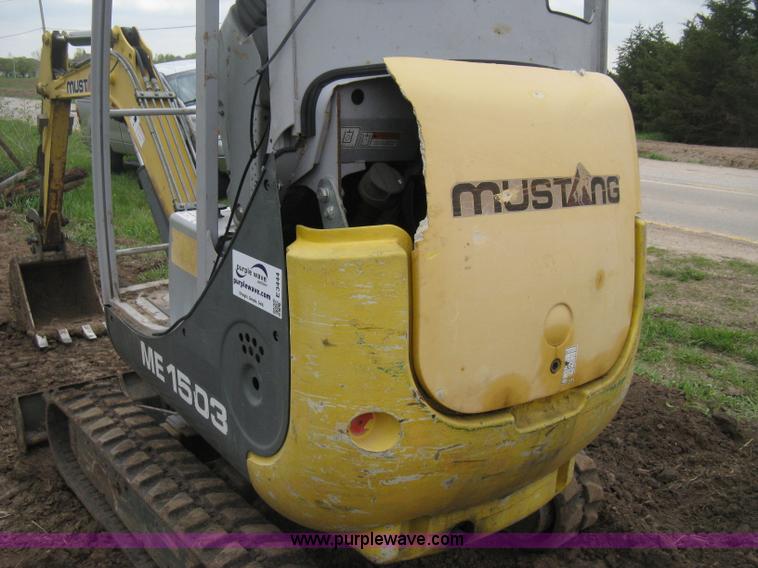 image for item E3444 Mustang ME1503 compact excavator