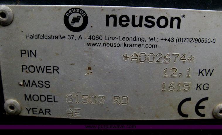 image for item E3444 Mustang ME1503 compact excavator