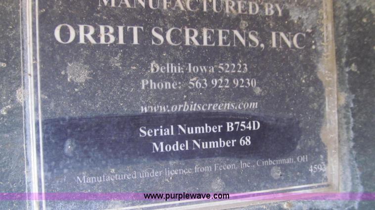 image for item E3912 2003 Orbit 68 portable self-contained screen plant