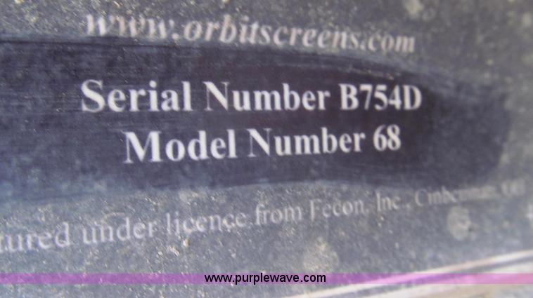 image for item E3912 2003 Orbit 68 portable self-contained screen plant