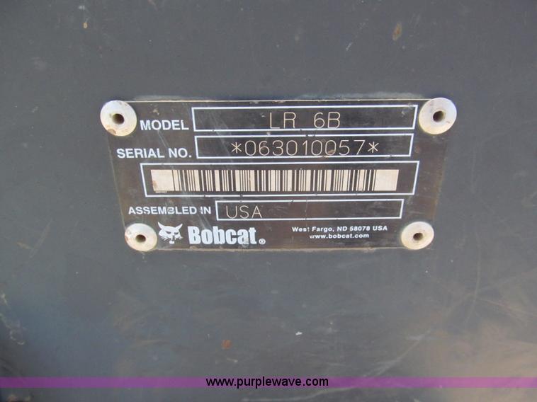 image for item F5009 2006 Bobcat LR6B landscape rake