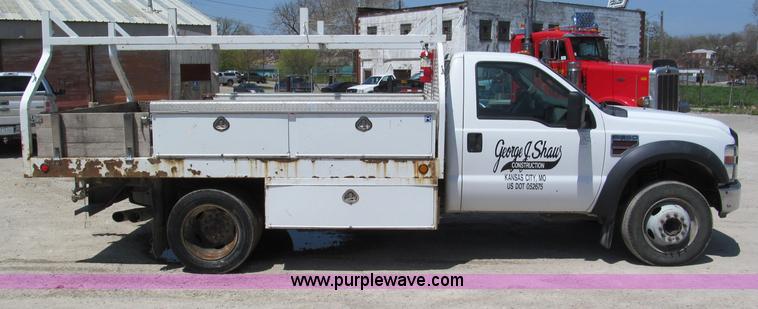 image for item F5016 2008 Ford F550 XL Super Duty service truck
