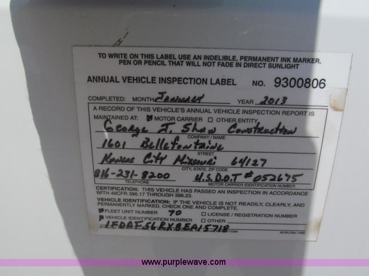 image for item F5016 2008 Ford F550 XL Super Duty service truck