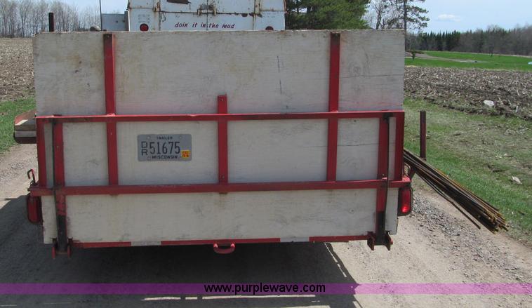 image for item G2965 1997 Tandem axle utility trailer