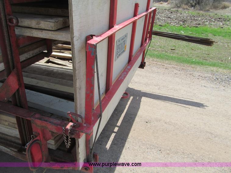 image for item G2965 1997 Tandem axle utility trailer