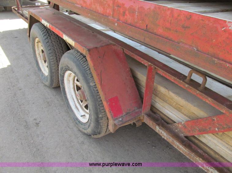 image for item G2965 1997 Tandem axle utility trailer