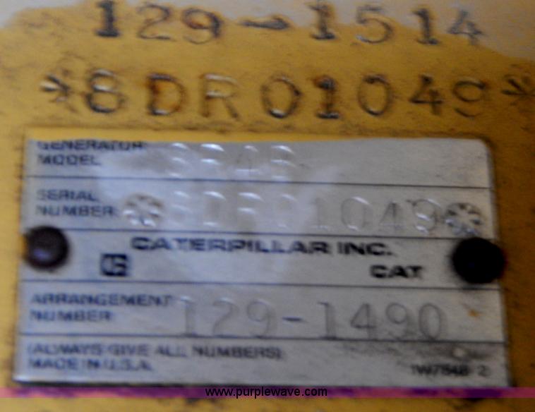 image for item G3081 Portable industrial chilling unit with Caterpillar SR4B generator